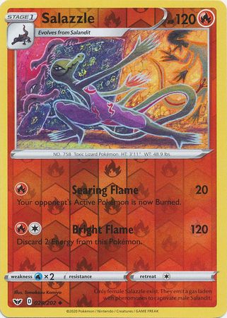 Salazzle - 028/202 - Uncommon - Reverse Holo available at 401 Games Canada