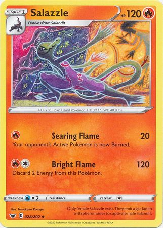 Salazzle - 028/202 - Uncommon available at 401 Games Canada