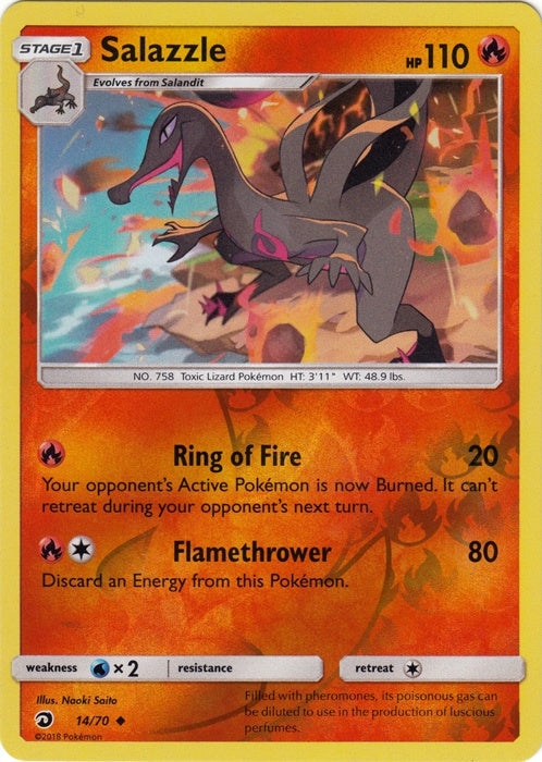 Salazzle - 14/70 - Uncommon - Reverse Holo available at 401 Games Canada