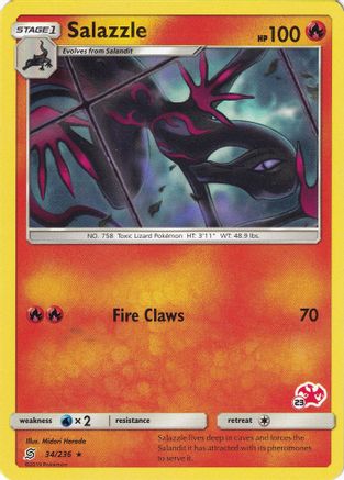 Salazzle (#23 Charizard Stamped) - 034/236 - Promo available at 401 Games Canada