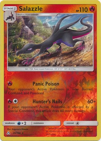 Salazzle - 26/156 - Rare - Reverse Holo available at 401 Games Canada