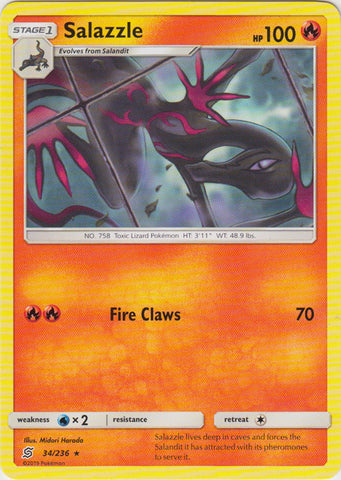 Salazzle - 34/236 - Rare available at 401 Games Canada
