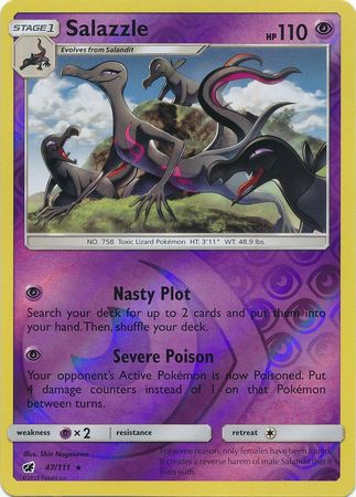 Salazzle - 47/111 - Holo Rare - Reverse Holo available at 401 Games Canada