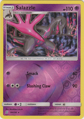 Salazzle - 99/236 - Rare - Reverse Holo available at 401 Games Canada