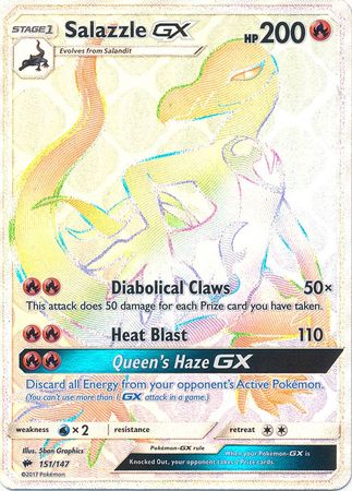 Salazzle GX - 151/147 - Hyper Rare available at 401 Games Canada