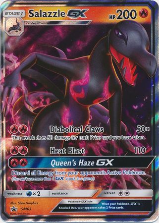 Salazzle GX - SM63 - Promo available at 401 Games Canada