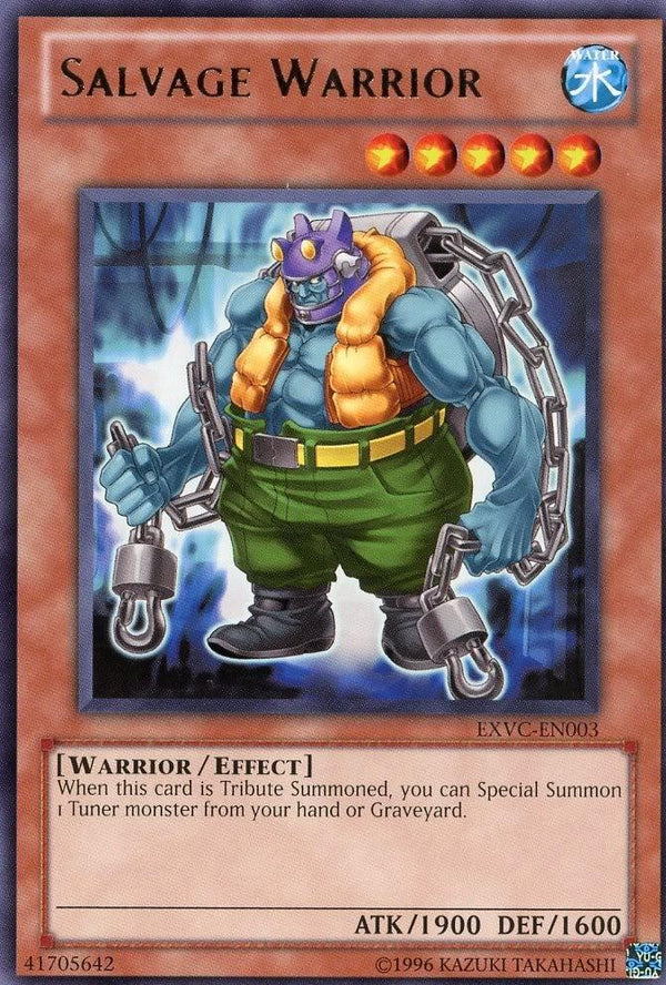 Salvage Warrior - EXVC-EN003 - Rare - Unlimited available at 401 Games Canada