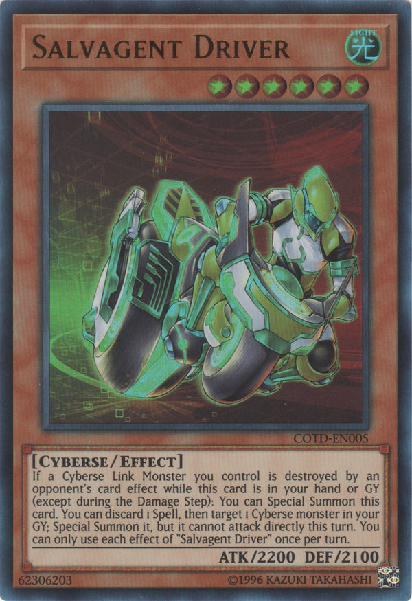 Salvagent Driver - COTD-EN005 - Ultra Rare - Unlimited available at 401 Games Canada