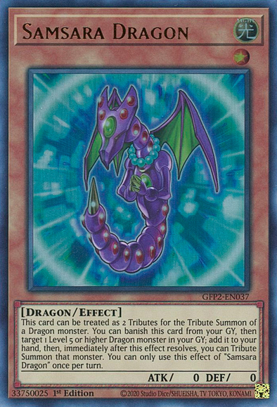 Samsara Dragon - GFP2-EN037 - Ultra Rare - 1st Edition available at 401 Games Canada