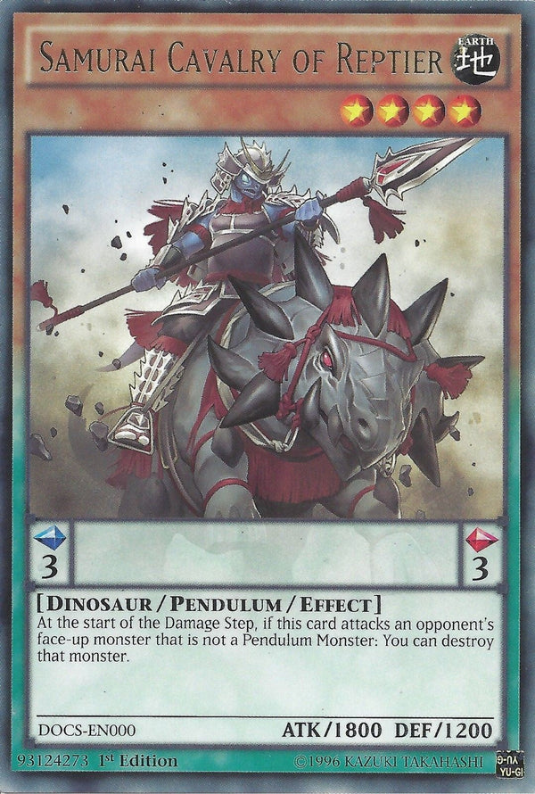Samurai Cavalry of Reptier - DOCS-EN000 - Rare - 1st Edition available at 401 Games Canada