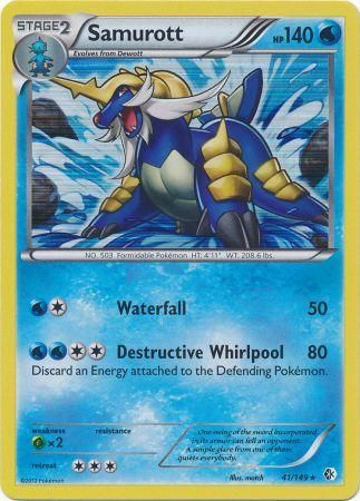 Samurott - 41/149 - Holo Rare available at 401 Games Canada