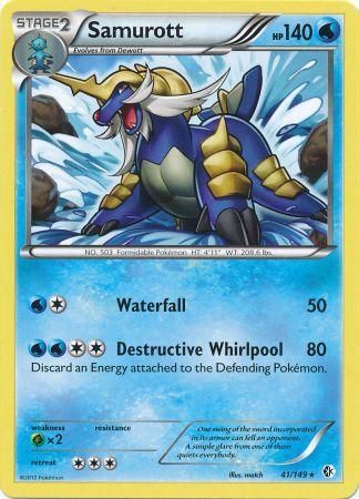 Samurott - 41/149 - Rare - Theme Deck Exclusive available at 401 Games Canada