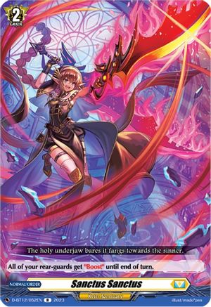 Sanctus Sanctus - D-BT12/052EN - Rare available at 401 Games Canada