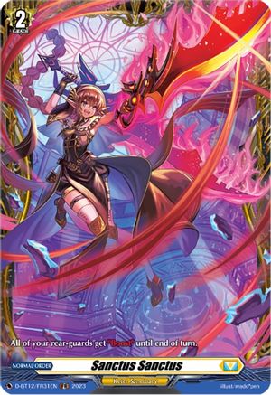 Sanctus Sanctus - D-BT12/FR31EN - Frame Rare available at 401 Games Canada