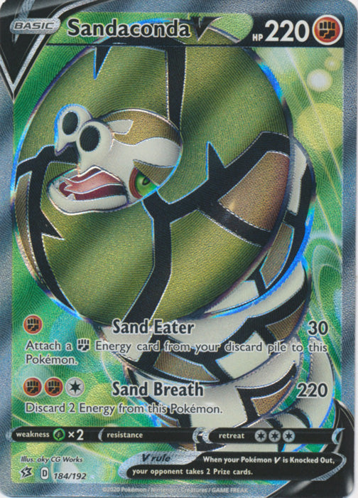 Sandaconda V - 184/192 - Full Art Ultra Rare available at 401 Games Canada