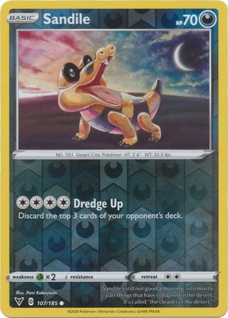 Sandile - 107/185 - Common - Reverse Holo available at 401 Games Canada