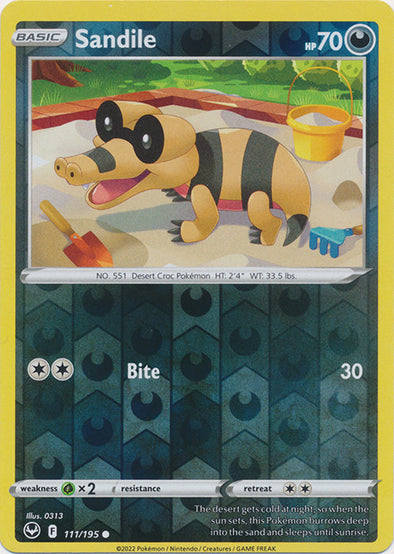 Sandile - 111/195 - Common - Reverse Holo available at 401 Games Canada