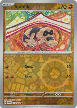 Sandile - 115/198 - Common - Reverse Holo available at 401 Games Canada