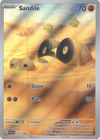 Sandile - 216/198 - Illustration Rare available at 401 Games Canada