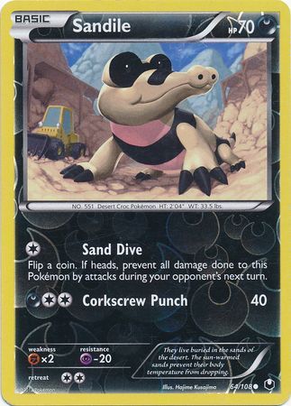 Sandile - 64/108 - Common - Reverse Holo available at 401 Games Canada