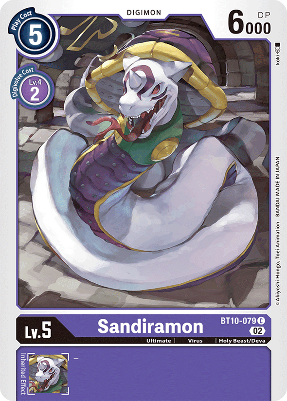 Sandiramon - BT10-079 - Common available at 401 Games Canada