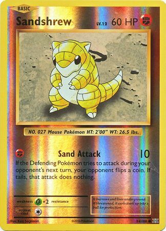 Sandshrew - 54/108 - Common - Reverse Holo available at 401 Games Canada