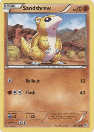 Sandshrew - 78/149 - Common available at 401 Games Canada