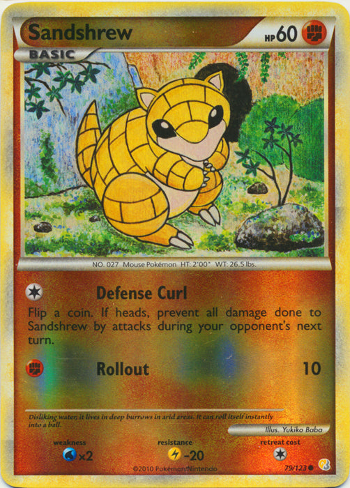 Sandshrew - 79/123 - Common - Reverse Holo available at 401 Games Canada