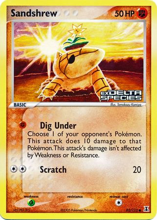 Sandshrew - 82/113 - Common - Reverse Holo available at 401 Games Canada