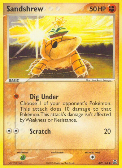 Sandshrew - 82/113 - Common available at 401 Games Canada