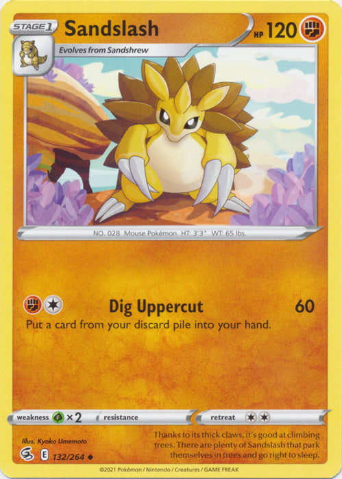 Sandslash - 132/264 - Uncommon available at 401 Games Canada