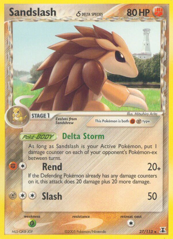 Sandslash - 27/113 - Rare available at 401 Games Canada