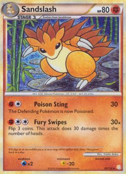 Sandslash - 29/123 - Rare available at 401 Games Canada