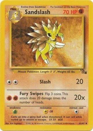 Sandslash - 41/62 - Uncommon - Unlimited available at 401 Games Canada