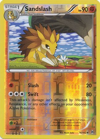 Sandslash - 76/162 - Uncommon - Reverse Holo available at 401 Games Canada