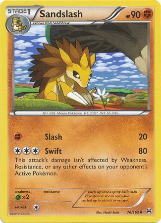 Sandslash - 76/162 - Uncommon available at 401 Games Canada