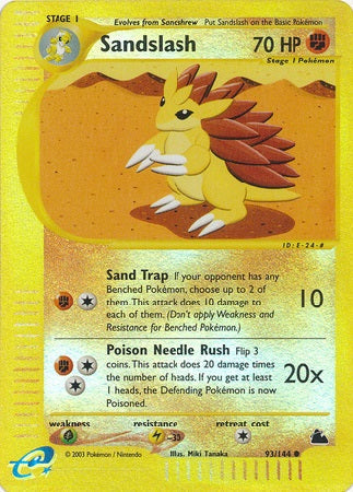 Sandslash - 93/144 - Common - Reverse Holo available at 401 Games Canada