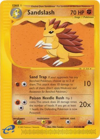 Sandslash - 93/144 - Common available at 401 Games Canada