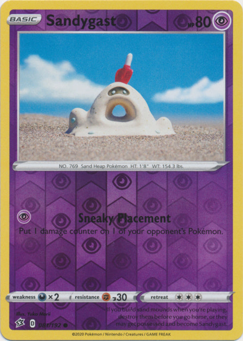 Sandygast - 081/192 - Common - Reverse Holo available at 401 Games Canada