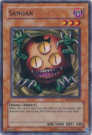 Sangan - RP01-EN036 - Super Rare available at 401 Games Canada