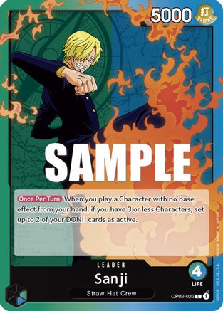 Sanji - OP02-026 - Leader available at 401 Games Canada