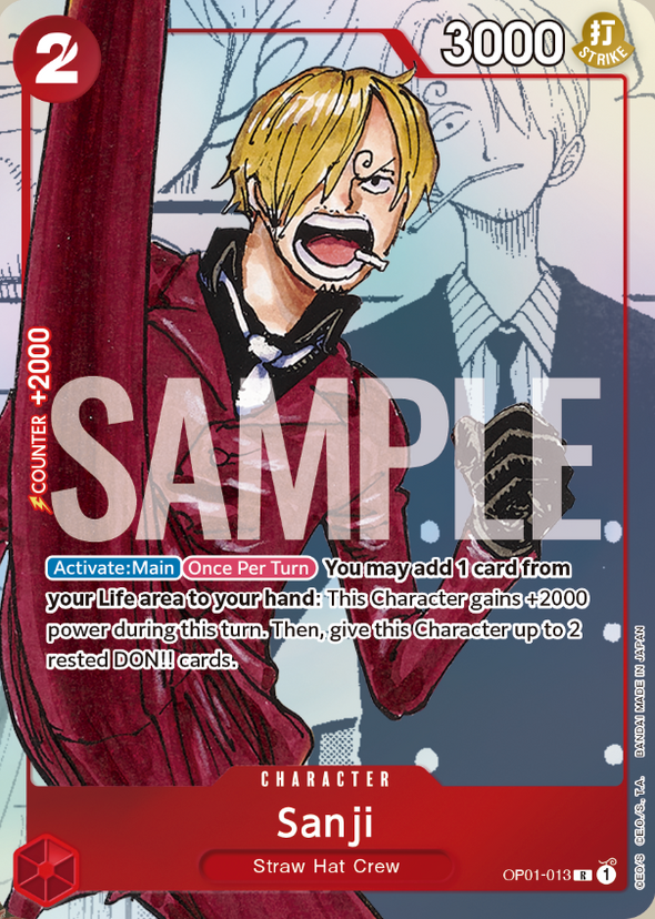 Sanji (Premium Card Collection) - OP01-013 - Rare available at 401 Games Canada