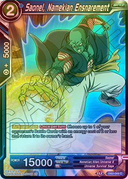 Saonel, Namekian Ensnarement - DB2-044 - Common (FOIL) available at 401 Games Canada