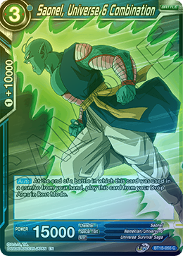 Saonel, Universe 6 Combination - BT15-055 - Common (FOIL) available at 401 Games Canada