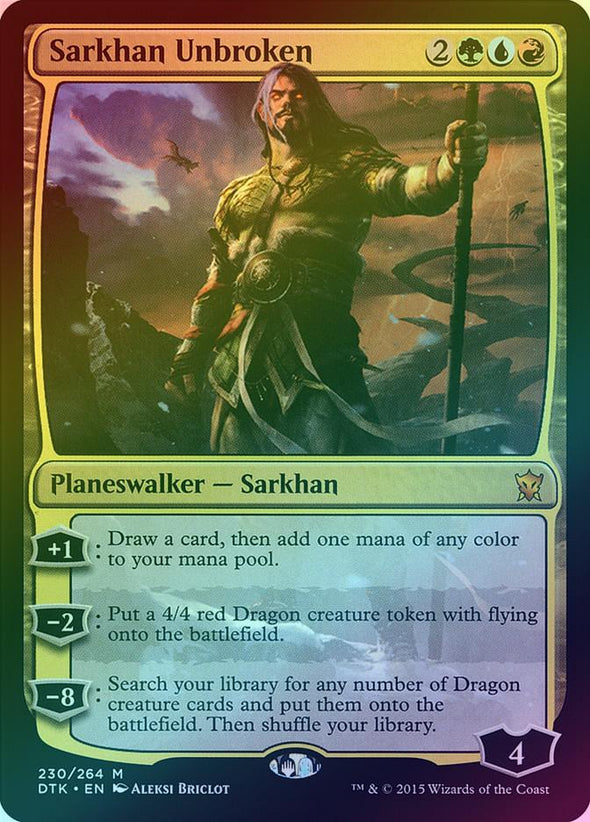 Sarkhan Unbroken (Foil) (DTK) available at 401 Games Canada