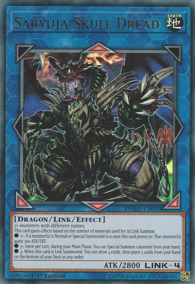 Saryuja Skull Dread - DUDE-EN026 - Ultra Rare - 1st Edition available at 401 Games Canada