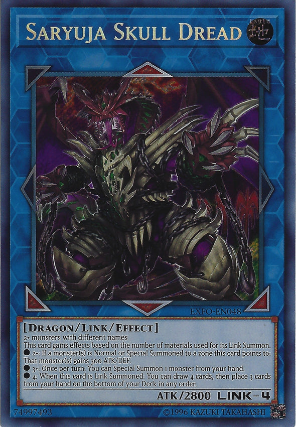 Saryuja Skull Dread - EXFO-EN048 - Secret Rare - Unlimited available at 401 Games Canada