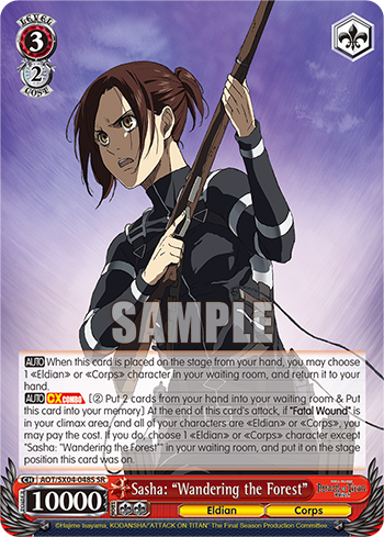 Sasha: 'Wandering the Forest' - AOT/SX04-E048S - Super Rare available at 401 Games Canada