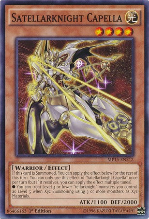Satellarknight Capella - MP15-EN212 - Common - 1st Edition available at 401 Games Canada