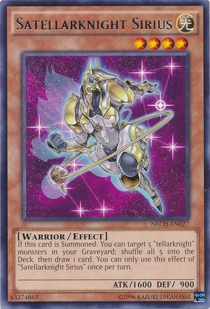 Satellarknight Sirius - NECH-EN027 - Rare - Unlimited available at 401 Games Canada